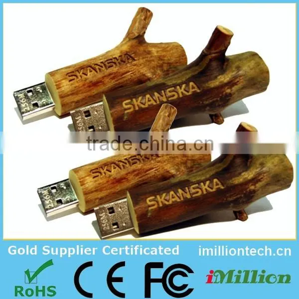 Timber Pile USB Stick 64GB Tree Shape USB