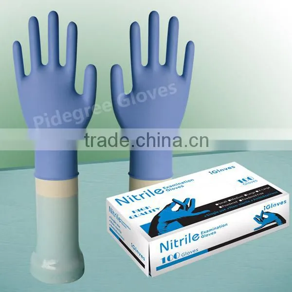 disposable colored medical nitrile gloves cleanroom nitrile glove