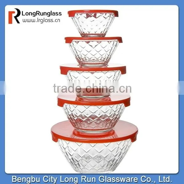 LongRun 2015 recommend 5pcs set fresh food container wholesale