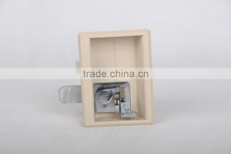Clothing cabinet locker lock with handle