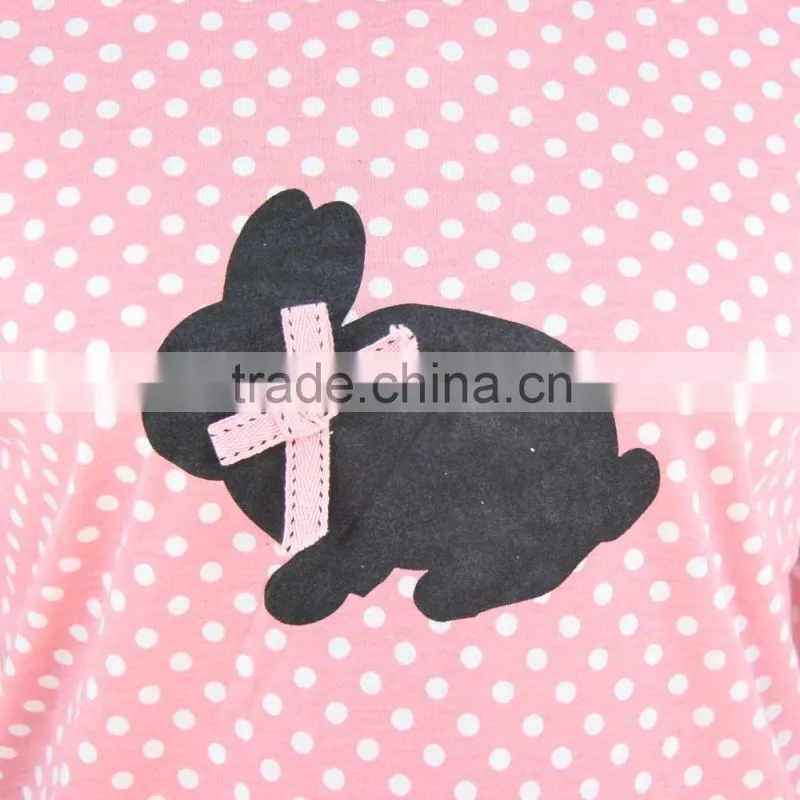 Kevince women interlock pyjamas flock print knitting 1000pcs up OEM factory directly
