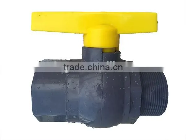 Hot-sale PVC ball valve female x male