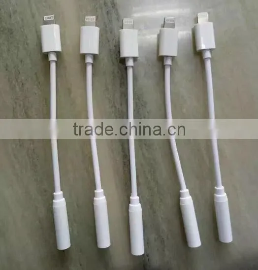 earphone transfer cable for iphone 7 / earphone 3.5mm adapter / earphone transfer cable for iphone 7