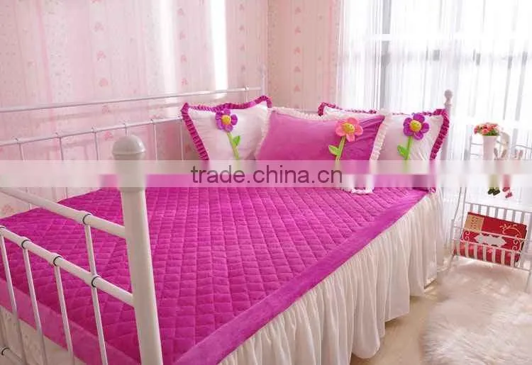 Colored Queen Size Pillow Top Mattress Pads Toppers