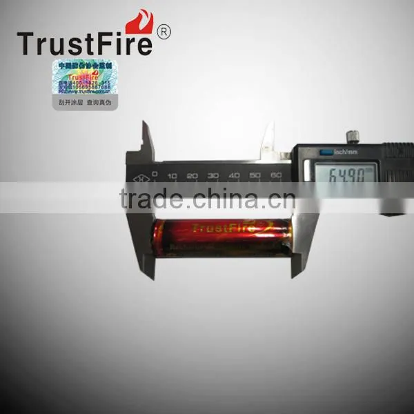 trustFire 3.7v icr 18650 battery rechargeable 3.7v icr 18650 li-ion rechargeable 3000mAh 3.7v cylinder lithium ion battery
