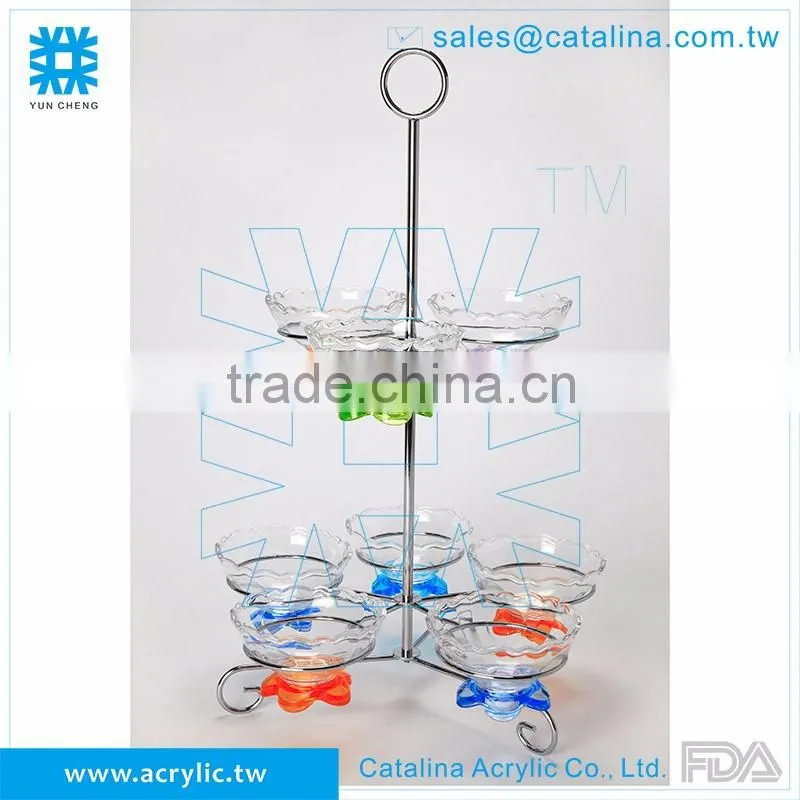 Taiwan Manufacturer acrylic plastic salad bowl