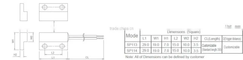 Magnetic proximity sensor