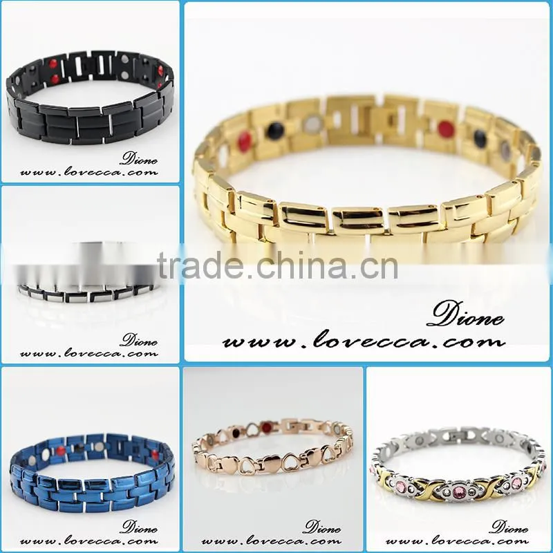 Black tungsten fashion jewelry health blood circulation bracelet for sale