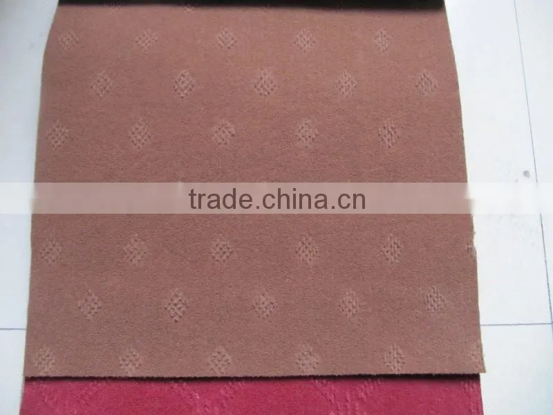velour needle punch carpet 100% polyester Needle Punched Nonwoven Velour Carpet