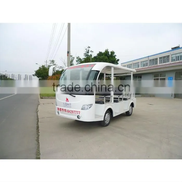 hot selling 8 seats 48v 3kw sightseeing electric car