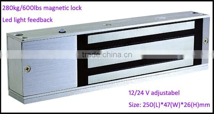 12V 24V 600lbs electromagnetic lock Low Temperature for Glass Door