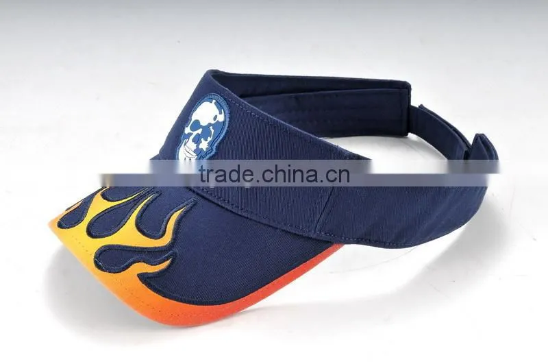 100% Cotton Embroidery Sun Visor
