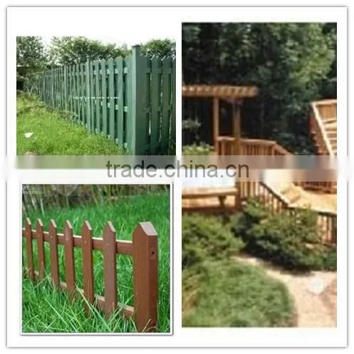 Outdoor WPC fence for garden