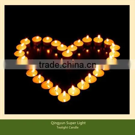 white tea light candle 14g