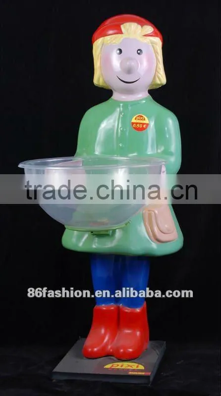 cartoon figure model, big cartoon character, glass fiber doll