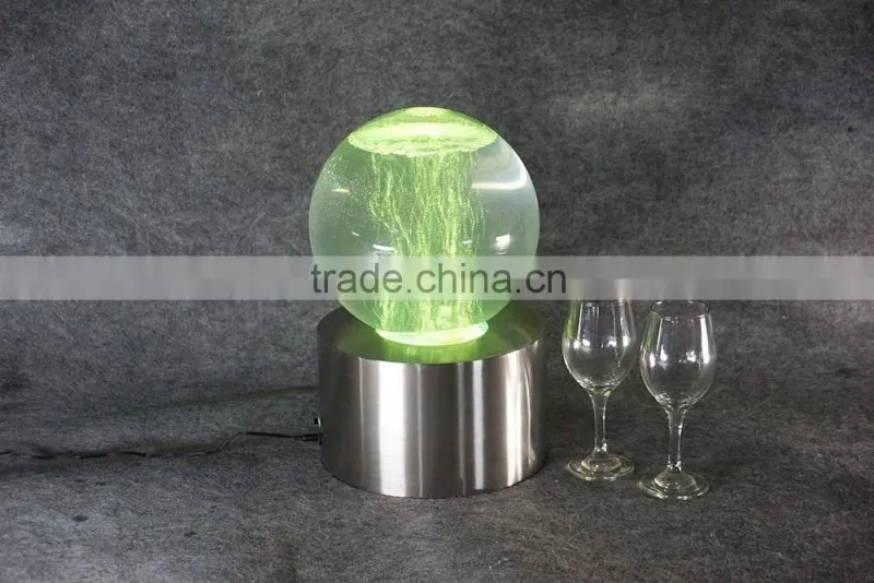 LED Decoration for Desk top with Amazing Color changing bubbles sphere