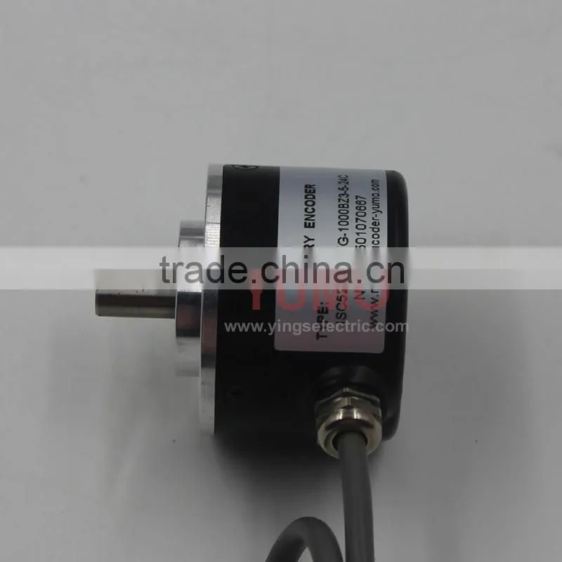 ISC5208 1000 phase CNC system Machine Solid shaft encoder optical price incremental rotary encoder