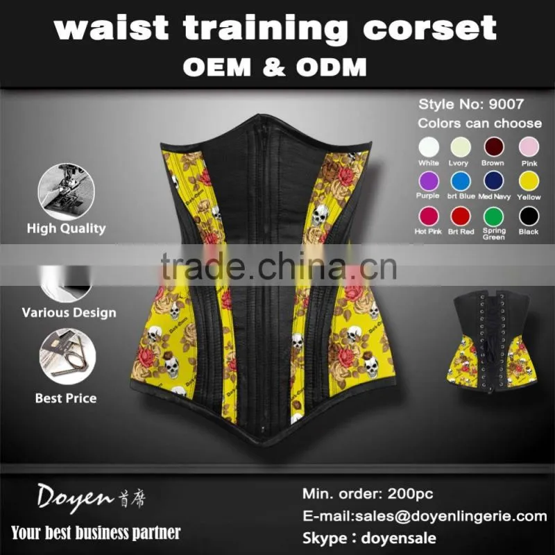 Fashion and popular hot sexy steampunk corset body shaper