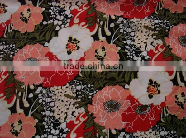 custom printing 100% cotton flannel fabric for bed sheets