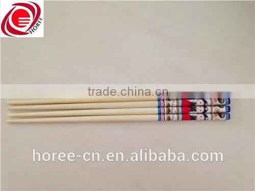 Chinese high quality opp wrapped bamboo wooden tableware chopsticks