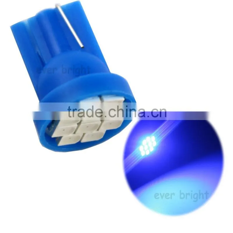 Mini 1206 10SMD T10 led light lamp 12V led bulb 8000K 10000K T10 led