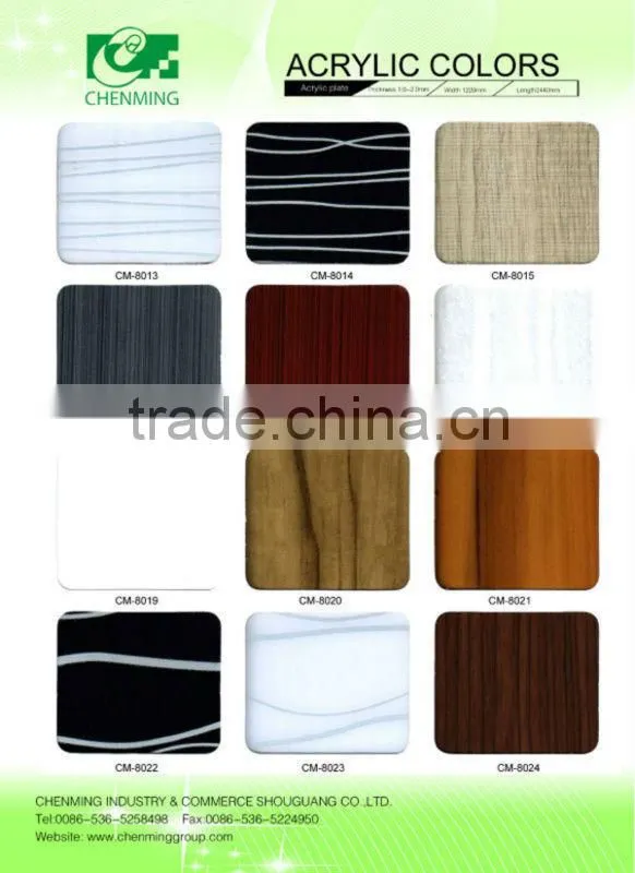 High Glossy Acrylic MDF board
