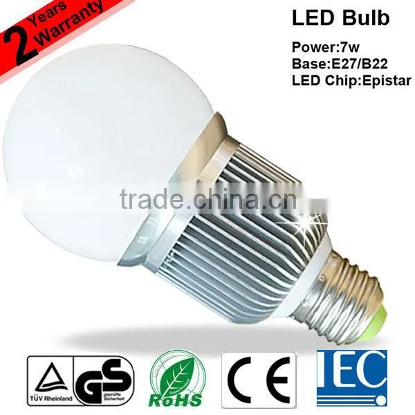 5W 7W TUV CE RoHS IEC Approved E27 New Ge LED Light Bulb