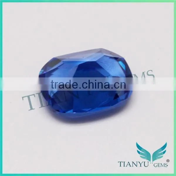 112# cushion burman blue spinel gemstone synthetic diamond
