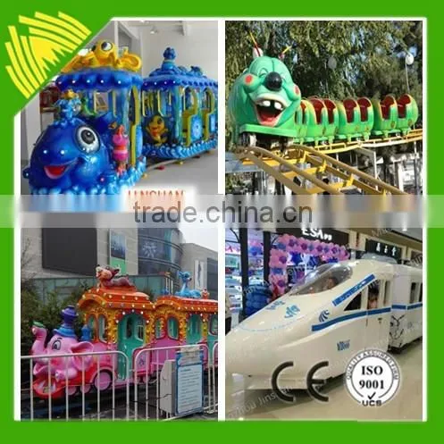 Colorful Children's Play Toys Electric Rail Tourist Train