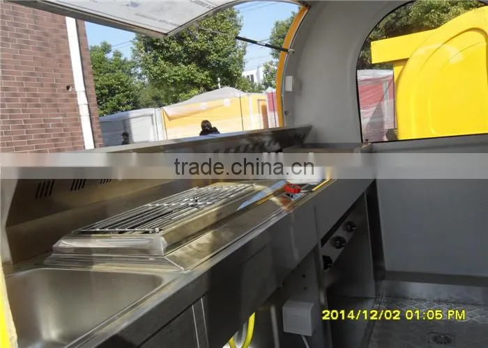With 3 Wheels Electric Tricycle Gas Hot Dog Cart