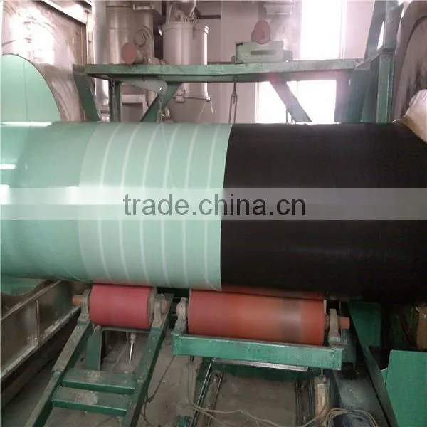 3PE spiral welded Steel Pipe anti-corrosion steel tube