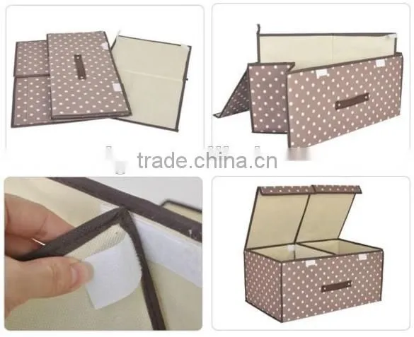 eco-friendly folding storage boxes/new decorative cardboard storage boxes/foldable storage box