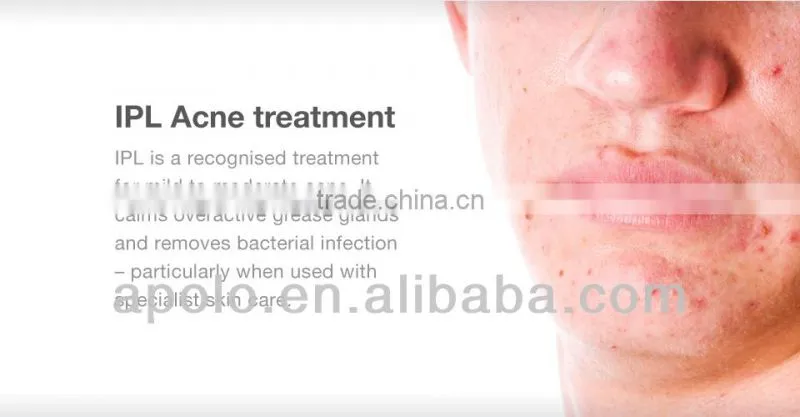Get rid of daily using retin a use ipl skin care machine with extra hair removal skin tightening option by shanghai med apolo