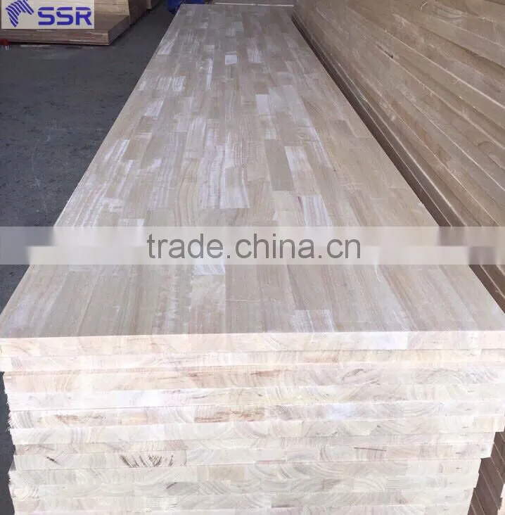 Rubber wood finger joint board for benchtop/worktop/countertop