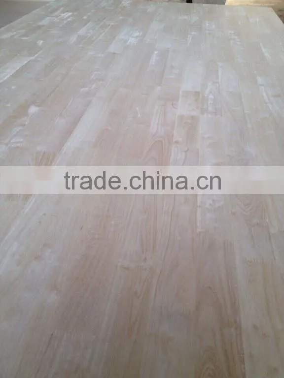 Rubber wood finger joint panel for stairs treads/rubber squares for window scantlings