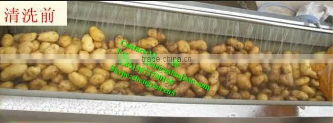 High quality potato washing and peeling machine/industrial potato peeling machine/potato peeling machine