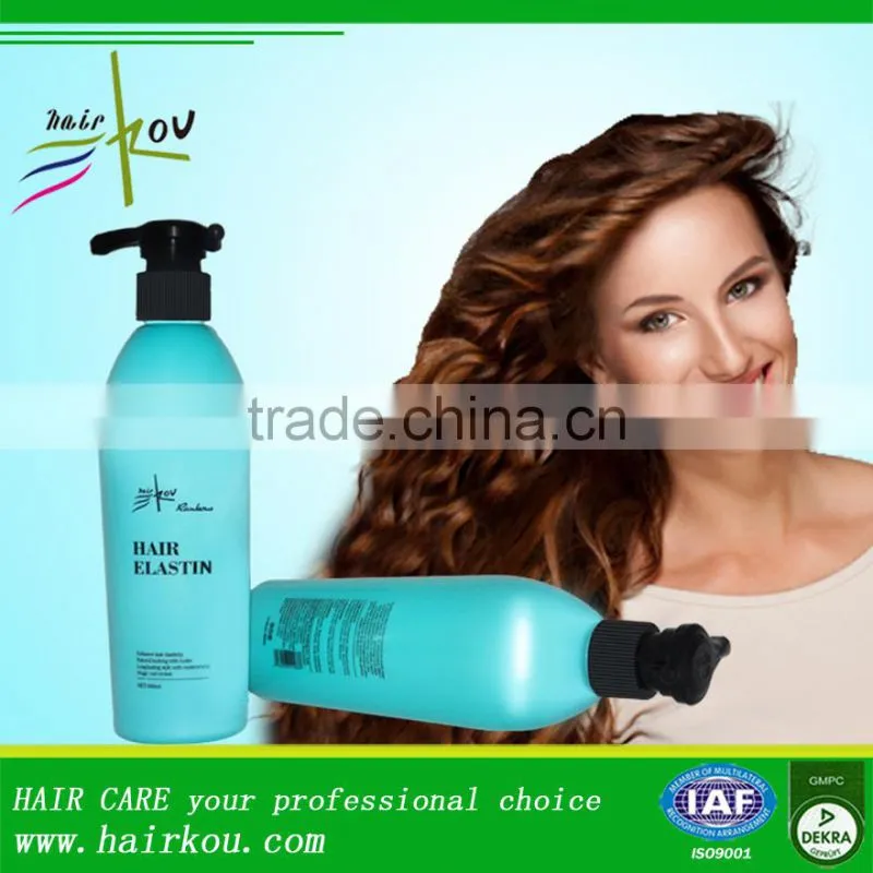 Hot selling professional collagen hair elastin products for curly hair styling