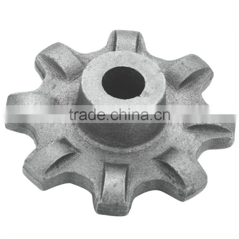 Casting chain sprocket for combine harvester