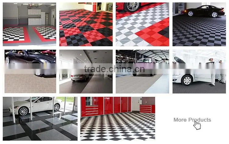 Water proof outdoor plastic floor tiles for store rooms