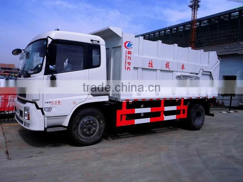 Dongfeng Tianjin garbage dump truck with capacity 14cbm