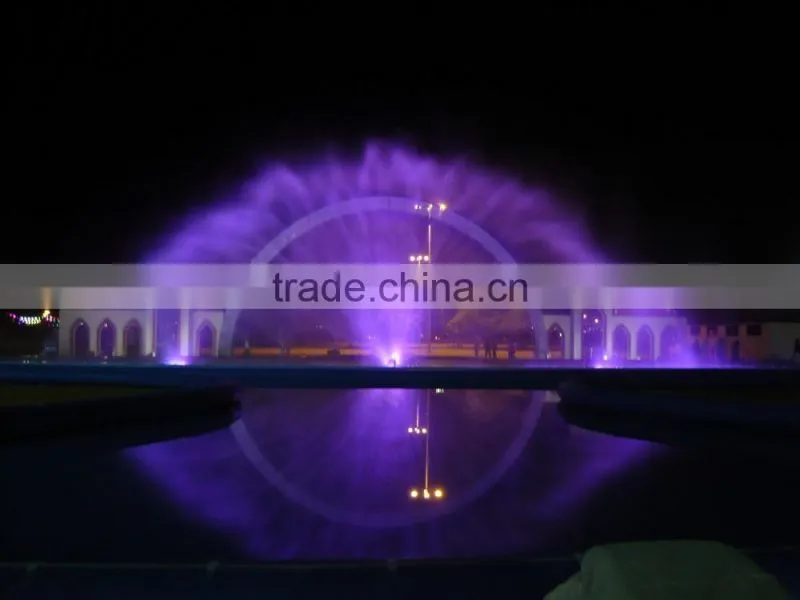 Water Curtain Movie With Laser Fountain