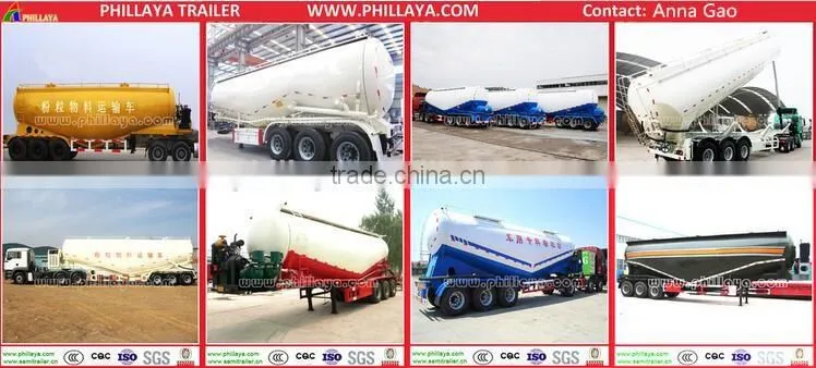 Truck Trailer Concrete Mixer Truck / Cement Semi Trailer For Sale