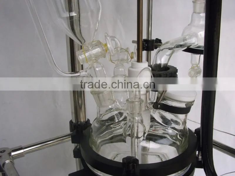 < KD> EXSF Stainless Steel Frame Jacketed Glass Reactor