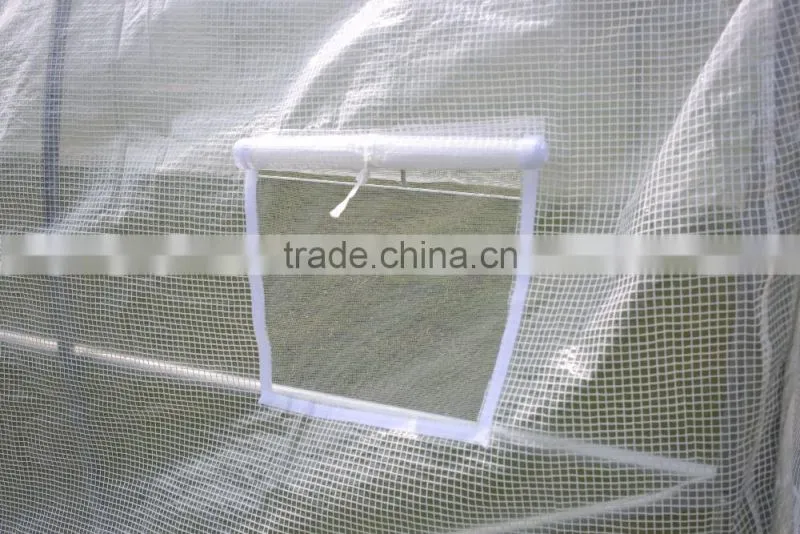 8x3x2M Polytunnel garden Greenhouse Fully Galvanized Steel Frame with door