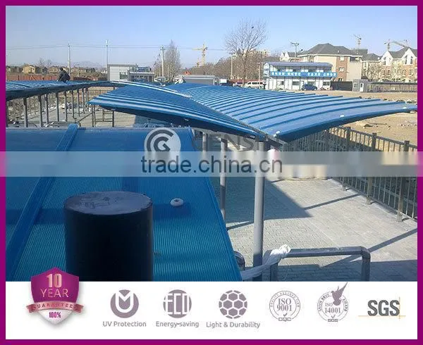 100% Waterproof Polycarbonate Sheet/U Lock Polycarbonate Profile Sheet for Carport Roofing