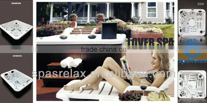 Tokyo hot sex massage hot tub spa with LED lights and pop up speakers A511