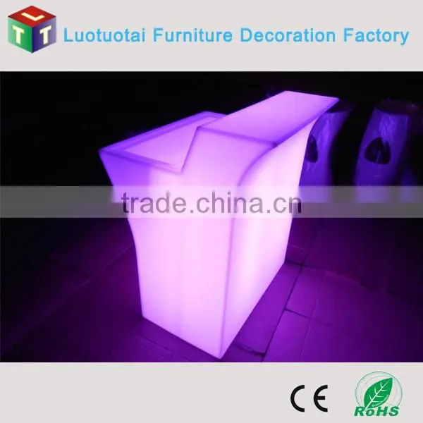 Illuminated brilliant LED lighting bar design modern bar counter