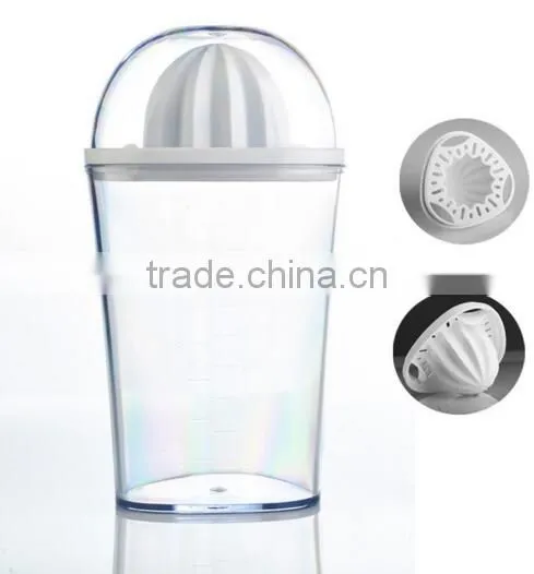 2 in 1 multifunctional plastic kitchen tools manual citrus juicer and spiral vegetable slicer grater