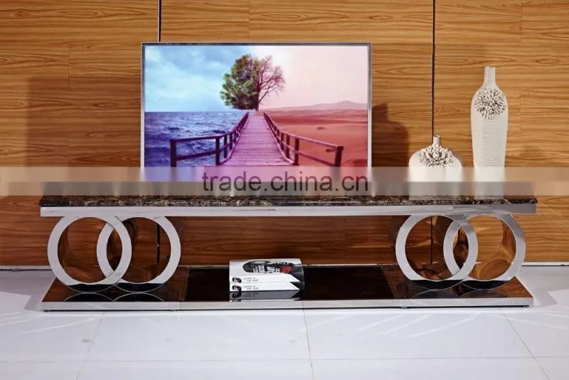 hot sale marble top TV stand modern