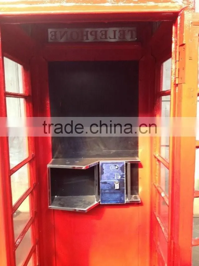 London Ornamental Antique Steel Telephone Booth